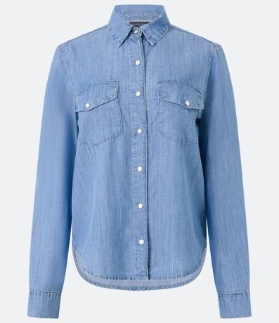 Camisa Regular Básica en Liocel 6