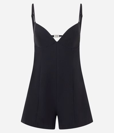 Enterito en Sastrería con Escote V y Detalle en la Espalda 4