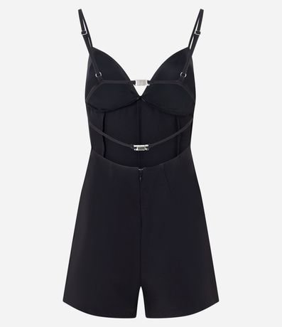 Enterito en Sastrería con Escote V y Detalle en la Espalda 5