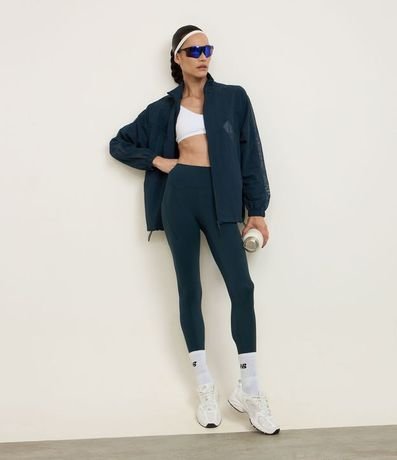 Calca Legging Deportiva en Microfibra con Bolsillos