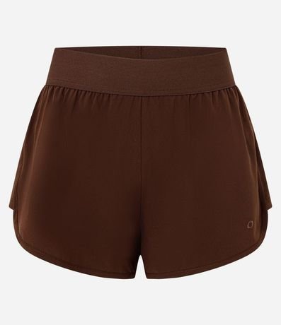 Short Runner Deportivo con Cintura Ancha Elástico