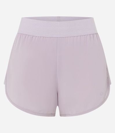 Short Runner Deportivo con Cintura Ancha Elástico