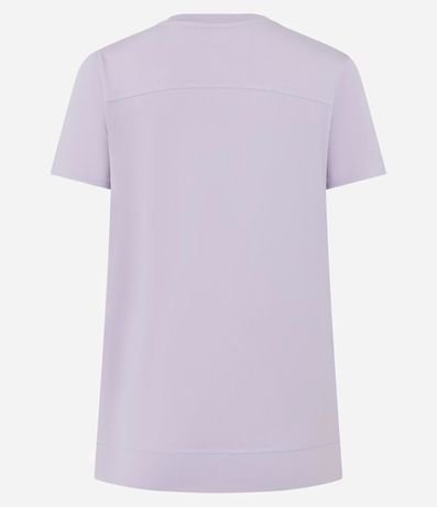 Remera Deportiva en Microfibra Agujerada con Bajo Mullet 7