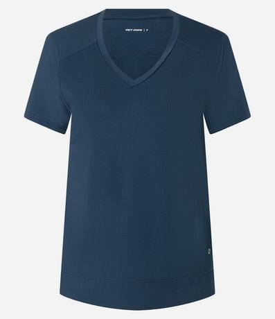 Remera Deportiva en Microfibra Agujerada con Bajo Mullet 7