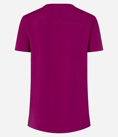 Remera Deportiva en Microfibra Agujerada con Bajo Mullet 5