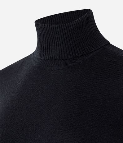 Suéter en Punto con Cuello Alto y Manga Larga 3