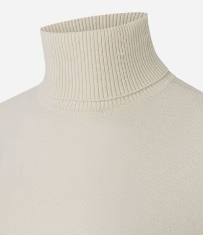 Suéter en Punto con Cuello Alto y Manga Larga 6