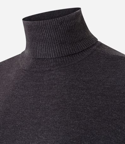 Suéter en Punto con Cuello Alto y Manga Larga 3