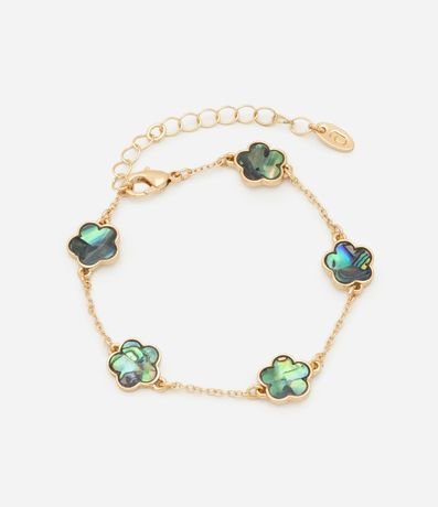 Pulsera con Colgante de Flores