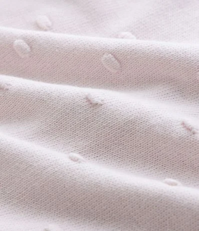 Cardigan Infantil en Efecto Punto con Volado Texturizado – Talle RN a 18 Meses
