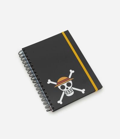 Cuaderno en Papel con Elástico y Estampado One Piece