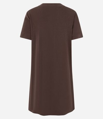 Vestido T-Shirt en Media Malla con Bolsillos 7