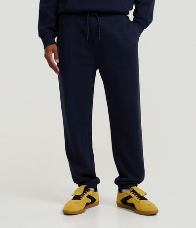 Pantalón Jogger en Algodón con Cintura elástica y Cordón 2