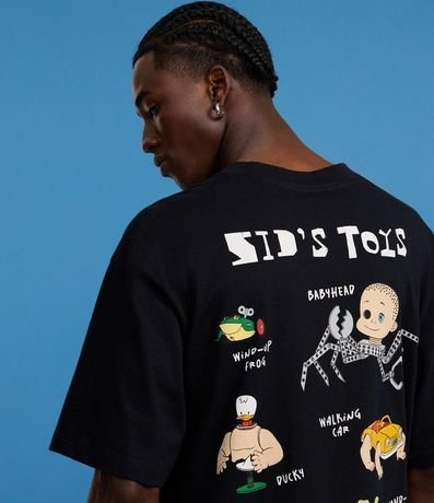 Remera Boxy en Algodón con Estampa Sid's Toys Toy Story 3