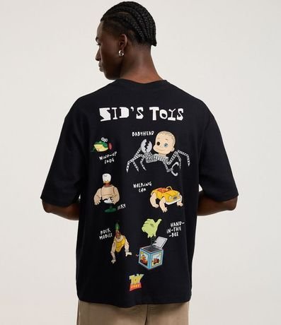 Remera Boxy en Algodón con Estampa Sid's Toys Toy Story 5