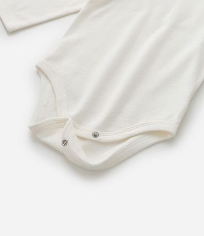 Conjunto Infantil Body con Pantalón Bordada de Nube – Talle RN a 18 Meses 2