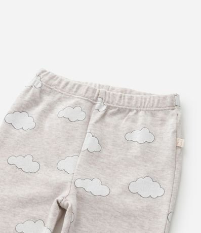 Conjunto Infantil Body con Pantalón Bordada de Nube – Talle RN a 18 Meses 11