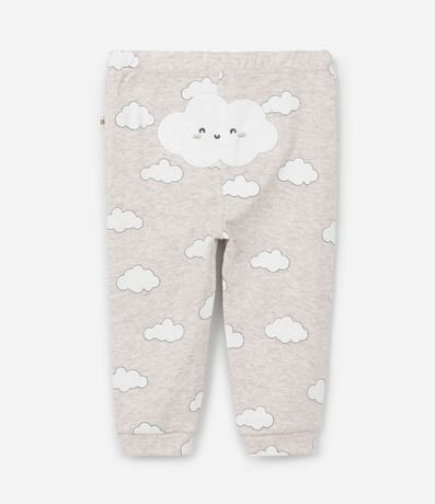 Conjunto Infantil Body con Pantalón Bordada de Nube – Talle RN a 18 Meses 7