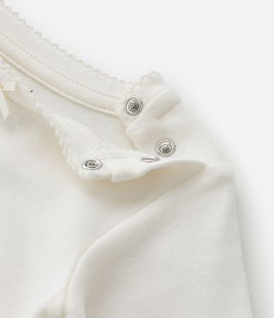 Conjunto Infantil Body con Pantalón Bordada de Nube – Talle RN a 18 Meses 8