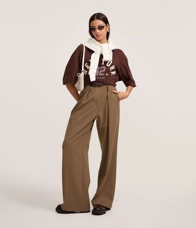 Pantalón Pantalona en Sastrería con Cinturón