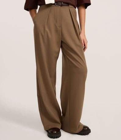 Pantalón Pantalona en Sastrería con Cinturón 4