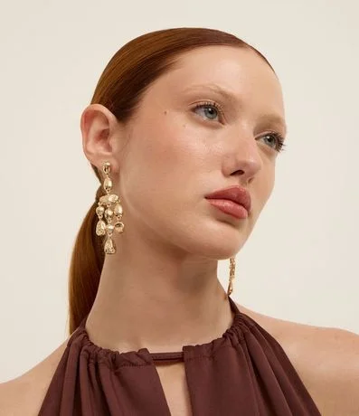 Caravana Mediano con Fleco en Esferas Martillladas