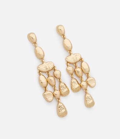 Caravana Mediano con Fleco en Esferas Martillladas