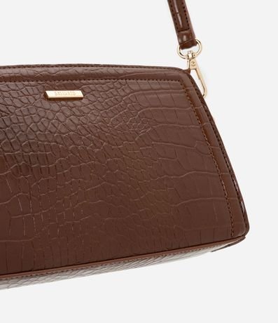 Cartera Transversal Pequeña con Textura Crocco 5