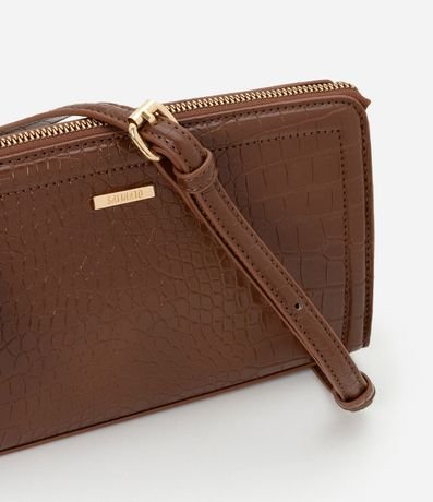 Cartera Transversal Pequeña con Textura Crocco 6