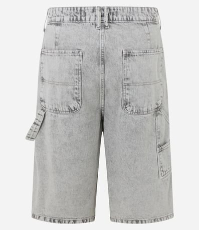 Bermuda Baggy en Jeans con Bolsillo Carpenter 7