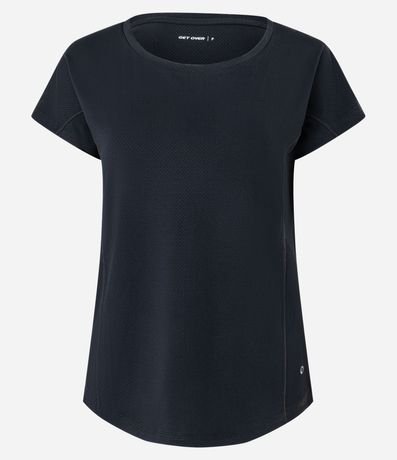 Remera Deportiva en Microfibra Texturizada
