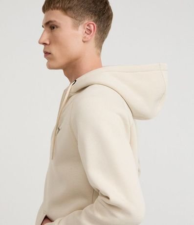 Saco en Algodón con Felpa y Estampa Lettering 4