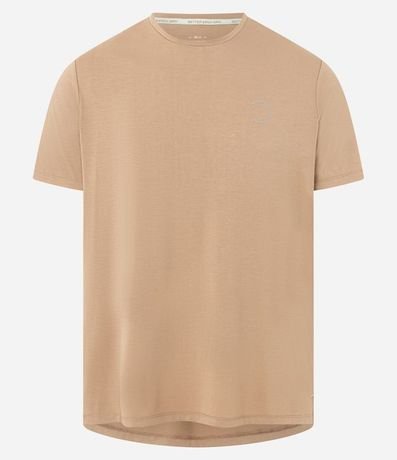 Remera Deportiva en Tecnologia Dry con Estampa Lettering 5