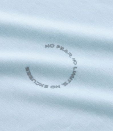 Remera Deportiva en Tecnologia Dry con Estampa Lettering 5