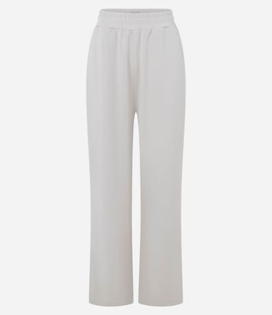 Pantalón Recto Deportivo en Modal con Trenzadora 5