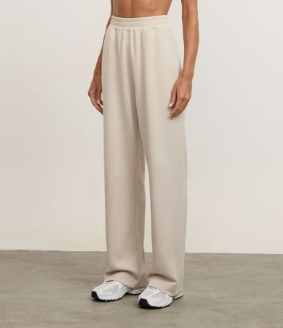 Pantalón Recto Deportivo en Modal con Trenzadora 2