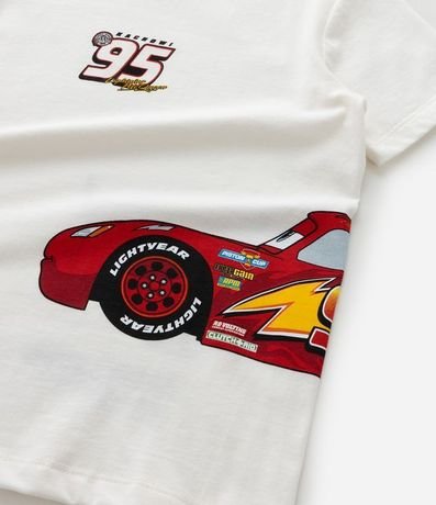 Remera Infantil con Estampa Relampago Mc Queen - Talle 2 a 8 años 3