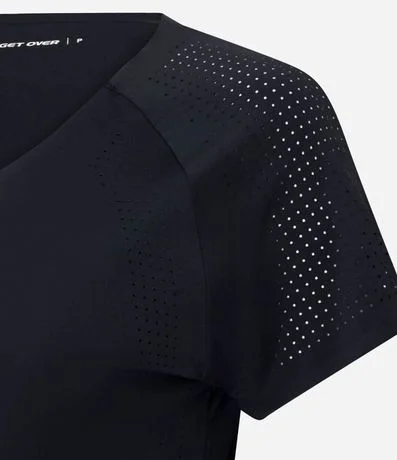 Remera Deportiva en Microfibra con Laterales Perforadas 6