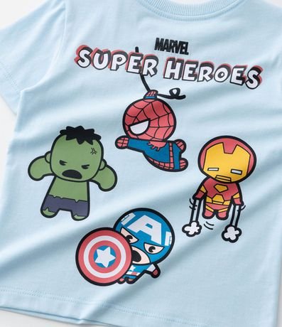 Remera Infantil Estampa Frente y Espalda Avengers Baby - Talle 1 a 6 años 6