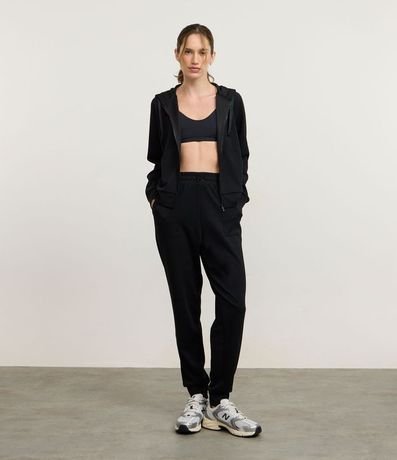 Pantalón Jogger Deportiva con Modal y Bolsillos Amplios