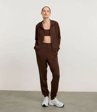 Pantalón Jogger Deportiva con Modal y Bolsillos Amplios