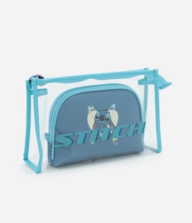 Kit 02 Necesaire con Estampado de Stitch