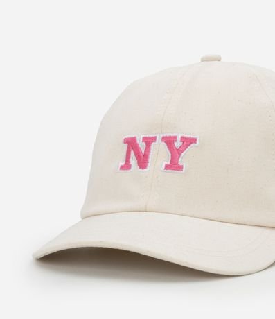 Gorra Infantil Aba Curva con Bordado NY - Talle único 4