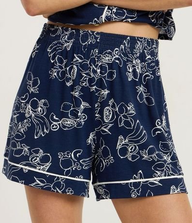 Pijama Short Doll Americano en Viscolycra con Estampado Floral 3