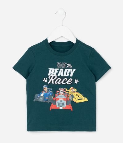Remera Infantil con Estampa Paw Patrol Ready Race - Talle 2 a 6 años