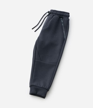 Pantalón Infantil Jogger en Microfibra con Cremallera y Tape - Talle 1 A 6 años 6
