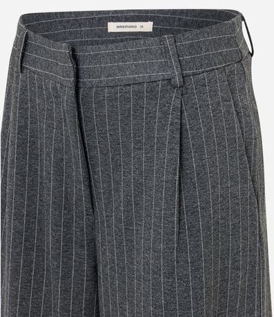Pantalón Pantalona en Modal con Raya de Tiza 7