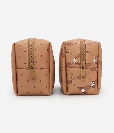 Kit 03 Neceseres con Estampa de Carpinchos 2