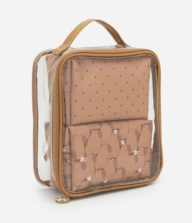 Kit 03 Neceseres con Estampa de Carpinchos 5