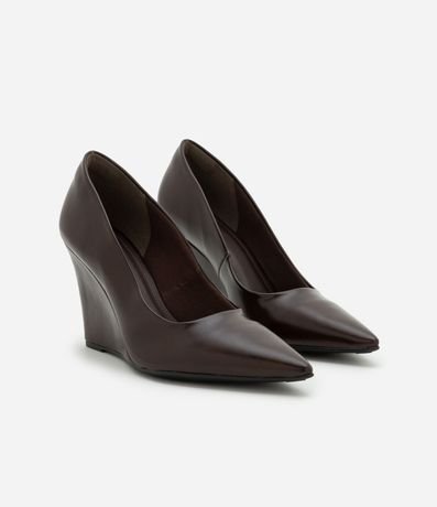 Zapato Tacones Anabela Punta Fina 3